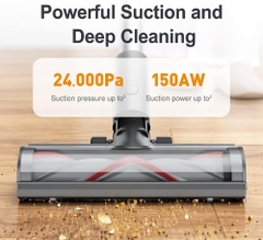 Máy Hút Bụi Không Dây Dreame V11 SE Gồm Bộ Lọc HEPA 5 Lớp Lực Hút Cực Khủng 24,000 Pa Công Suất 450 W - Hàng Chính Hãng