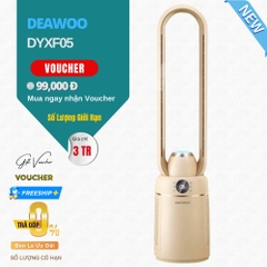 Quạt Không Cánh Daewoo DYXF05 Kiêm Lọc Không Khí - Nhập Khẩu