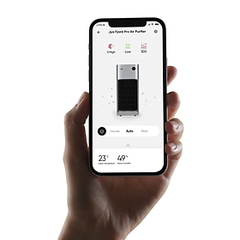 Máy Lọc Không Khí Smartmi Jya Fjord Air Purifier Hiển Thị Thông Số Không Khí Cảm Ứng Khử UV, Kết Nối App, Phù Hợp Không Gian 60 m2, Lọc Sạch Tới 99.99% Vi Khuẩn, Công Suất Lọc 450 m3/Giờ - Hàng Chính Hãng