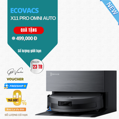 Robot Hút Bụi Lau Nhà Ecovacs Deebot X11 Pro Omni Auto Water - Bản Quốc Tế
