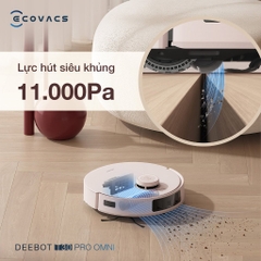 Robot Hút Bụi Lau Nhà Ecovacs T30 Pro Omni Xòe Giẻ 11.000 Pa - Bản Quốc Tế