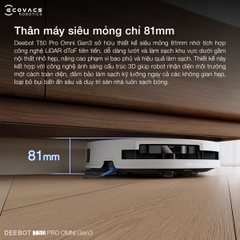 Robot Hút Bụi Lau Nhà Ecovacs Deebot T50 Pro Omni Gen 3 - Bản Quốc Tế