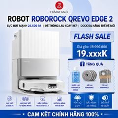Robot Hút Bụi Lau Nhà Roborock QRevo Edge 2 | Lực Hút 25.000 Pa