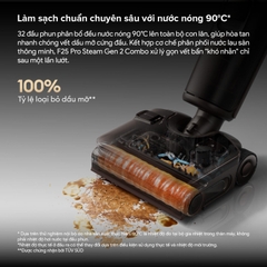 Máy Lau Nhà Roborock F25 Pro Steam Gen 2 Combo | Lực Hút 25.000 Pa