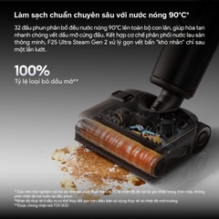 Máy Lau Nhà Roborock F25 Ultra Steam Gen 2 | Lực Hút 25.000 Pa