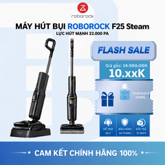 Máy Hút Bụi Lau Nhà Roborock F25 Steam | Lực Hút 25.000 Pa