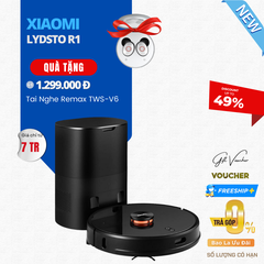 Robot Hút Bụi Lau Nhà Xiaomi Lydsto R1 Diện Tích Hoạt Động 200m2 Công Suất 50 W- Hàng Chính Hãng