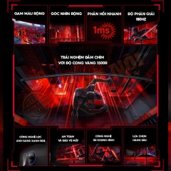Màn Hình Máy Tính Xiaomi Redmi Gaming Monitor G34WQ - 2K/180 Hz Độ Cong 1500R