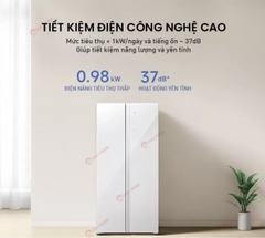 Tủ Lạnh Xiaomi Mijia 502L 2 Cánh – Kính Pha Lê, Ngăn Đông Mềm