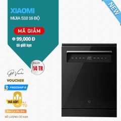 Máy Rửa Bát Xiaomi Mijia 16 Bộ S10 Rửa Phân Tầng, Khử Khuẩn UV