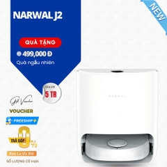 Robot Hút Bụi Lau Nhà Narwal J2 Tự Giặt Giẻ Lau - Kết Nối App