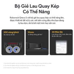 Robot Hút Bụi Lau Nhà Roborock Q Revo S - Hàng Chính Hãng