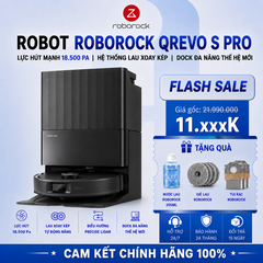 Robot Hút Bụi Lau Nhà Roborock QRevo S Pro | Lực Hút 18.500 Pa