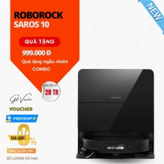 Robot Hút Bụi Lau Nhà Roborock Saros 10 - Hàng Chính Hãng