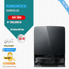 Robot Hút Bụi Lau Nhà Roborock Saros 10 - Bản Quốc Tế