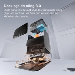 Robot Bút Bụi Lau Nhà Roborock Saros 10R - Hàng Chính Hãng