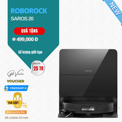 Robot Hút Bụi Lau Nhà Roborock Saros 20 – Bản Quốc Tế