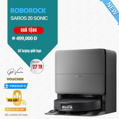 Robot Hút Bụi Lau Nhà Roborock Saros 20 Sonic – Bản Quốc Tế