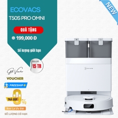 Robot Hút Bụi Lau Nhà Ecovas Deebot T50s Pro Omni - Bản Quốc Tế
