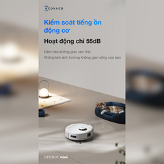 Robot Hút Bụi Lau Nhà Ecovacs Deebot Mini Lực Hút 9.000 Pa - Bản Quốc Tế