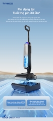 Tineco S9 Artist Steam Gập Nghiêng 180°, Lực Hút 22.000 Pa - Bản Quốc Tế
