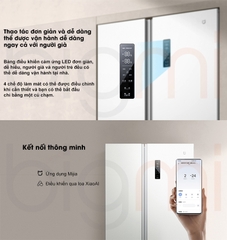 Tủ Lạnh Xiaomi Mijia 616L 4 Cánh - Tiết Kiệm Điện Model 2025
