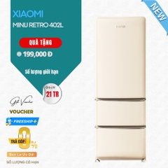 Tủ Lạnh Xiaomi MiniJ Retro 402L Kiểu Pháp, Có Ngăn Đông Mềm