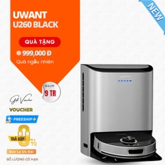 Robot Hút Bụi Lau Nhà Uwant U260 Xòe Giẻ Lực Hút 7000 Pa
