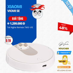 Robot Hút Bụi Lau Nhà Xiaomi Viomi SE Làm Sạch Sâu Diện Tích Làm Việc 120-150 m2 Lưu Bản Đồ 5 Tầng Lực Hút 2200 Pa - Hàng Chính Hãng