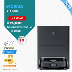Robot Hút Bụi Lau Nhà Ecovacs Deebot X1s Omni Lực Hút 7.000 Pa - Bản Nội Địa