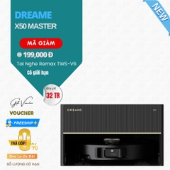 Robot Hút Bụi Lau Nhà Dreame X50 Master Lực 20.000 Pa - Bản Quốc Tế