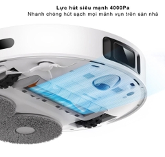 Robot Bút Bụi Lau Nhà Xiaomi Mijia 3S - 2023 Công Nghệ Lau Xoay 360 Độ Lực Hút 4000 Pa - Hàng Nhập Khẩu
