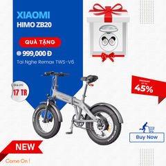 Xe Đạp Điện Trợ Lực Điện Xiaomi HIMO ZB20 Trợ Lực Pin Sử Dụng 100 Km, Tốc Độ 25 Km/giờ, Momen Xoắn 7 Cấp, Phanh Cảm Biến Ngắt Điện, Công Suất 250W - Hàng Chính Hãng