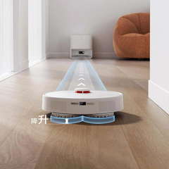 Robot Hút Bụi Lau Nhà Xiaomi Mijia 2 - Tự Lau Nhà Giặt Giẻ Tự Động - Lực Hút 5000 Pa - Hàng Nhập Khẩu