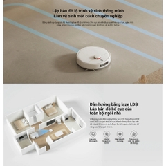Robot Hút Bụi Lau Nhà Xiaomi Mijia 2 Lực Hút 5000 Pa Giặt Giẻ Tự Động - Hàng Nhập Khẩu