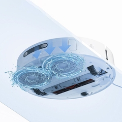 Robot Hút Bụi Lau Nhà Xiaomi Mijia Omni Tự Đổ Rác Giặt Giẻ, Bơm Nước Và Sấy Khô Nhiệt Độ Cao Diện Tích Hoạt Động 250m2 Lực Hút 4000 Pa Công Suất 55 W  - Hàng Chính Hãng
