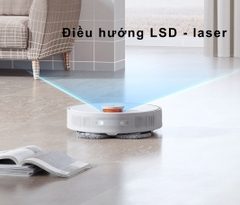 Robot Hút Bụi Lau Nhà Xiaomi Mijia Pro Giặt Khăn Lau Tự Động Diện Tích Hoạt Động 200m2 Công Suất 55 W Áp Suất 3000 Pa - Hàng Chính Hãng