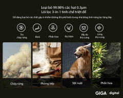 Máy Lọc Không Khí Khử Trùng UV Xiaomi Elite Phiên Bản 2023 Kết Nối App Phù Hợp Không Gian 125 m2 - Hàng Chính Hãng