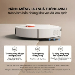 Robot Hút Bụi Lau Nhà Xiaomi X20+ Lực Hút 6.000 Pa - Nội Địa