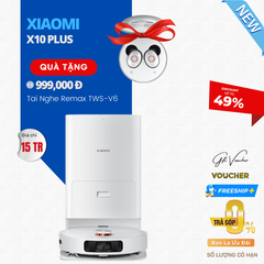 Robot Hút Bụi Lau Nhà Xiaomi X10+ Lực Hút 4000 Pa - Bản Quốc Tế