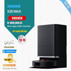 Robot Hút Bụi Lau Nhà Xiaomi X20 Max Lực Hút 8.000 Pa - Bản Quốc Tế
