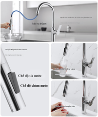 Vòi rửa chén bát nóng lạnh RANCO A-73 hai chế độ