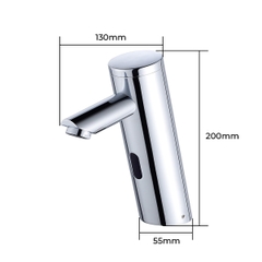 Bộ vòi chậu rửa tay cảm ứng nóng lạnh RC - 8530
