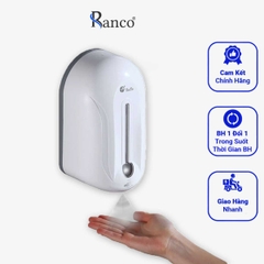 Máy đựng dung dịch sát khuẩn dạng nước, đựng nước rửa tay cảm ứng tự động RANCO hiệu xinda 1100ml – XDQ110