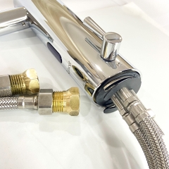 Bộ vòi chậu rửa tay cảm ứng nóng lạnh RC - 8530
