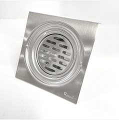 Ga thoát sàn ban công, phễu thu nước mưa sân thượng RANCO 15cm inox 304 thoát nước nhanh RO-504L