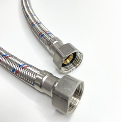Dây Cấp Nước 2 đầu Inox 304 60cm BF+F+F 0.6M