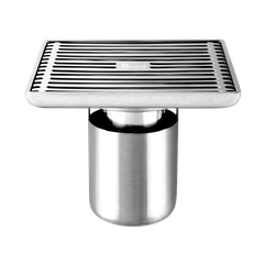 Ga thoát sàn inox 304 phi 69 phù hợp ống 76, 90,110mm RC-294E