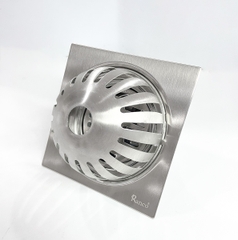 Ga thoát sàn ban công, phễu thu nước mưa sân thượng RANCO 15cm inox 304 thoát nước nhanh RO-504L