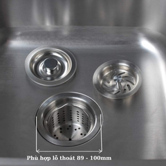 Xi phông ống xả chậu rửa chén bát 1 hố RC-151
